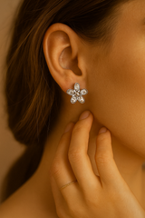 Crystal Bloom Studs