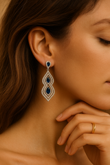Sapphire Cascade Drops