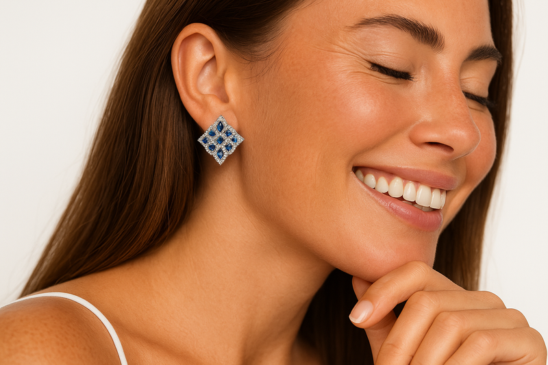 Sapphire Royale Studs