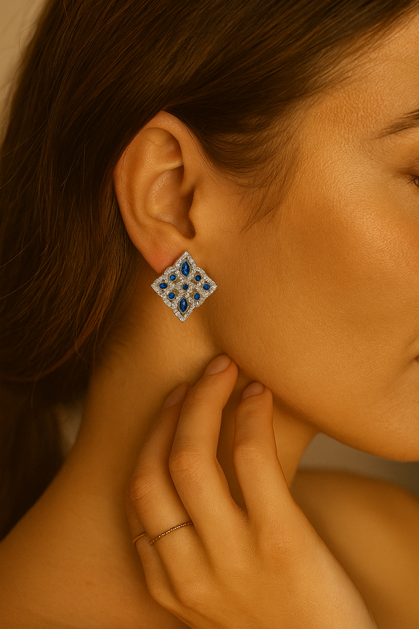 Sapphire Royale Studs