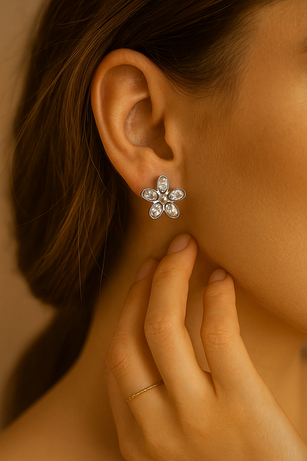 Crystal Bloom Studs
