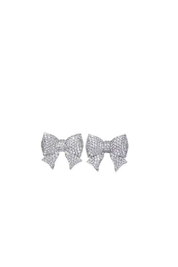 Diamond Bow Studs