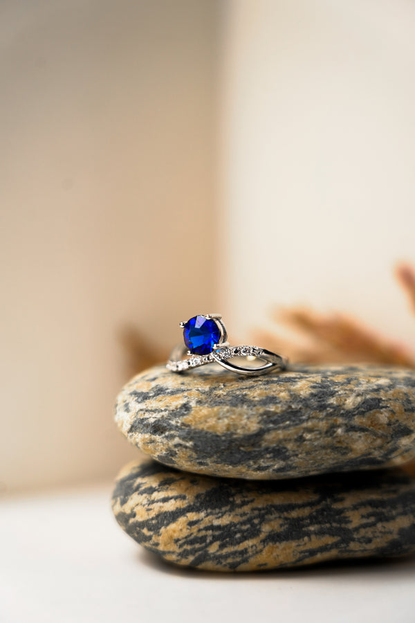 Azure Whisper Ring
