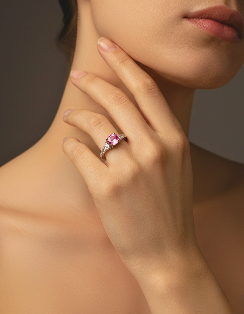 Rosé Radiance Ring